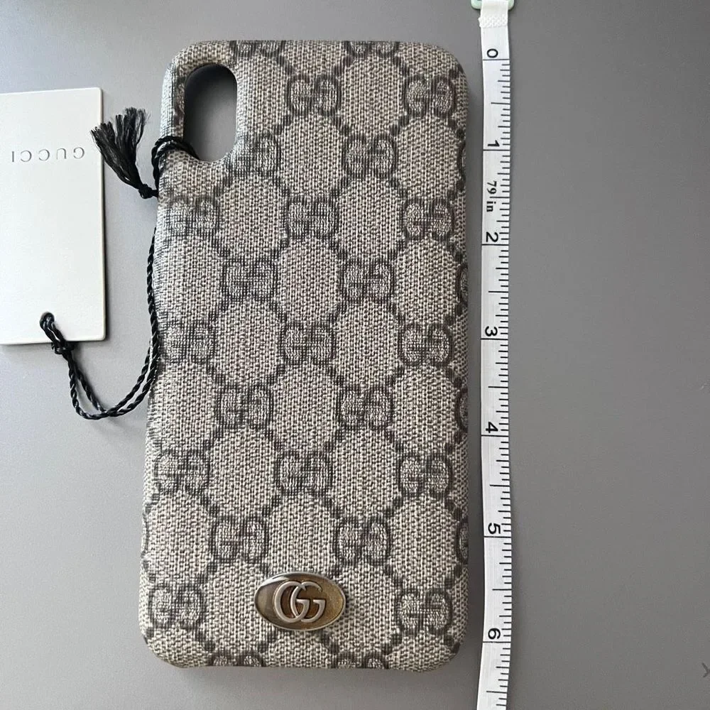 GUCCI GG Supreme Monogram Ophidia iPhone X/ XS Case NWT